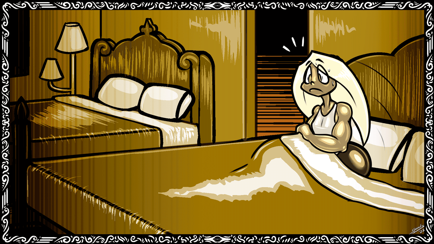 176 - An unfamiliar bed.